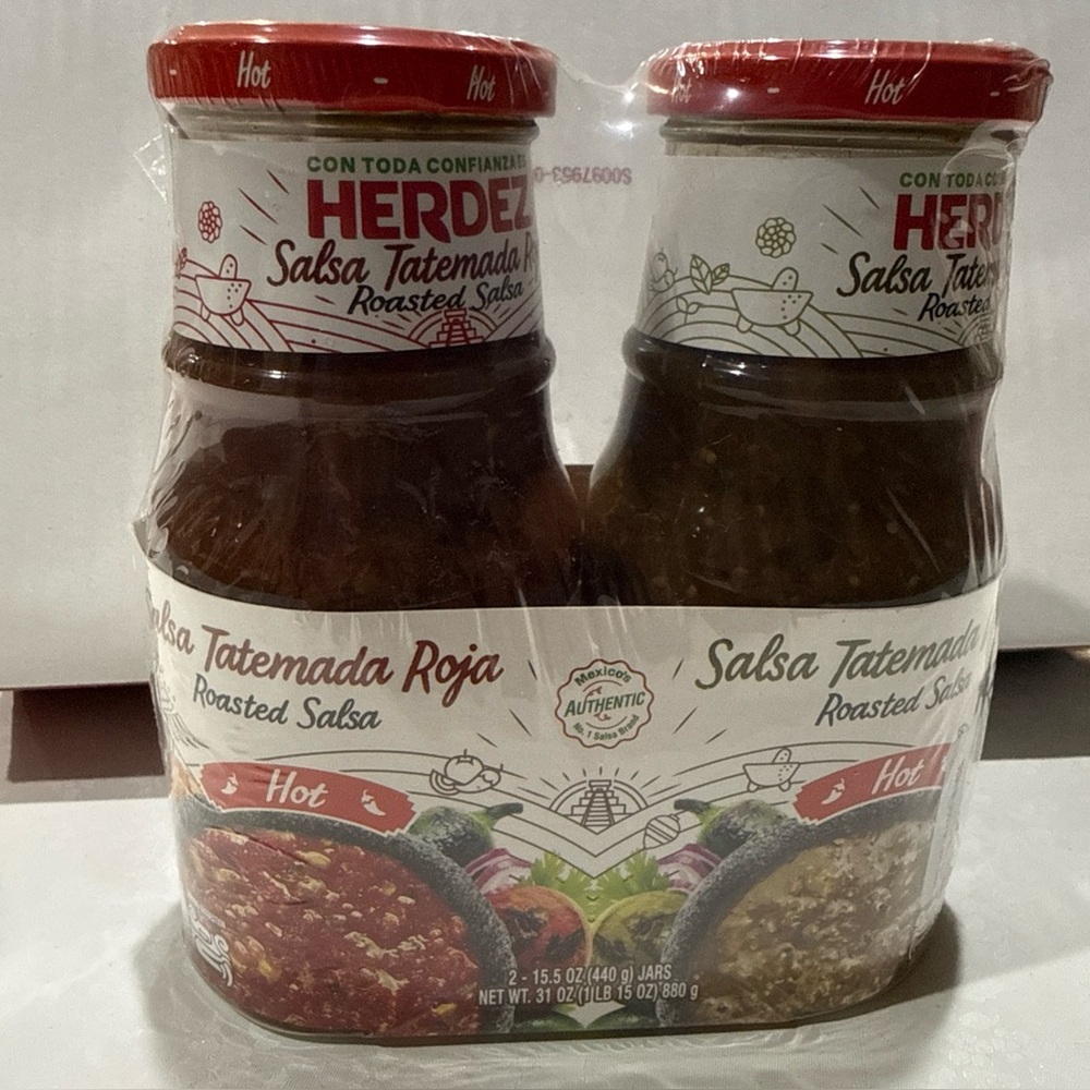 Herdez Salsa Tatemada Roja and Verde -2 Pack